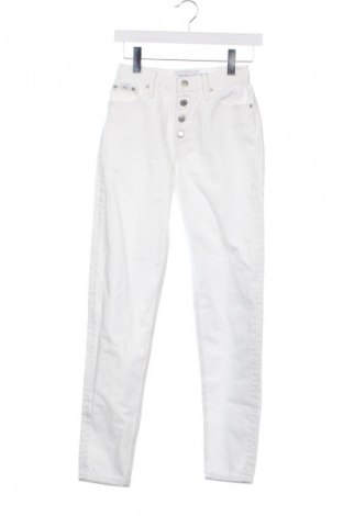 Blugi de femei Calvin Klein Jeans, Mărime XS, Culoare Alb, Preț 539,99 Lei