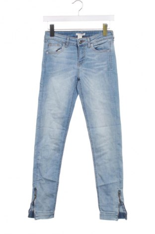 Dámské džíny  H&M, Velikost XS, Barva Modrá, Cena  119,00 Kč