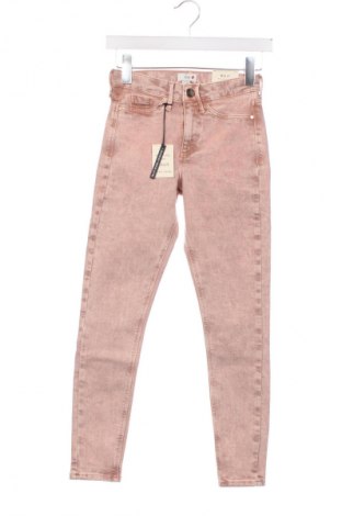 Dámské džíny  River Island, Velikost XXS, Barva Červená, Cena  309,00 Kč