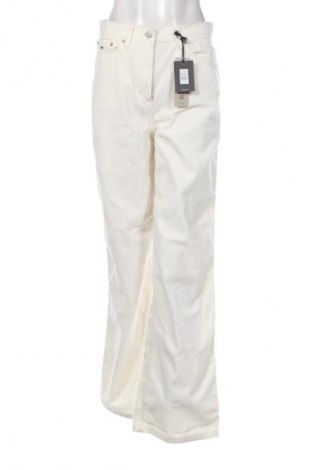 Női kordbársony nadrág Tommy Jeans, Méret S, Szín Fehér, Ár 18 829 Ft