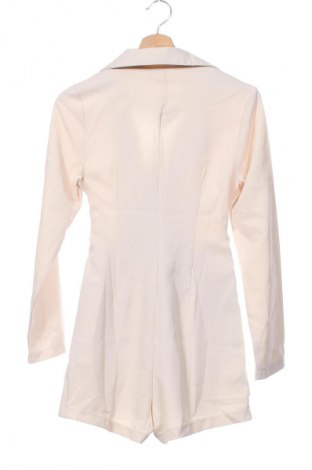 Women's short jumpsuit Fashion nova, Μέγεθος XS, Χρώμα Εκρού, Τιμή 20,27 €