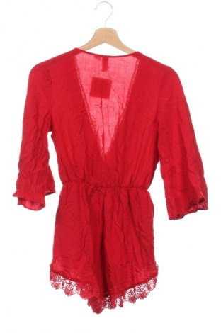 Dámská krátká kombinéza  H&M Divided, Velikost XS, Barva Červená, Cena  379,00 Kč