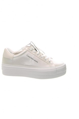 Γυναικεία παπούτσια Calvin Klein Jeans, Μέγεθος 39, Χρώμα Εκρού, Τιμή 117,99 €
