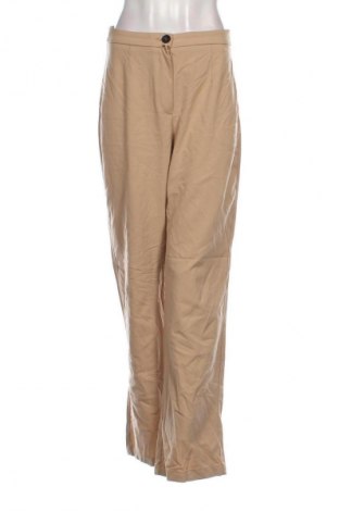 Pantaloni de femei Bershka, Mărime M, Culoare Bej, Preț 94,99 Lei