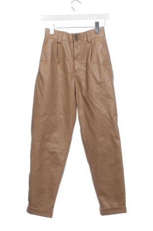Γυναικείο παντελόνι Zara, Μέγεθος XS, Χρώμα  Μπέζ, Τιμή 26,53 €