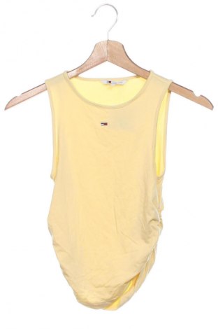 Tricou de damă Tommy Jeans, Mărime XS, Culoare Galben, Preț 153,99 Lei
