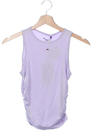 Damska koszulka na ramiączkach Tommy Jeans, Rozmiar XS, Kolor Fioletowy, Cena 216,99 zł