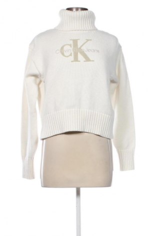 Дамски пуловер Calvin Klein Jeans, Размер S, Цвят Бял, Цена 204,99 лв.