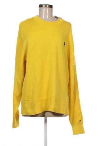 Γυναικείο πουλόβερ Tommy Hilfiger, Μέγεθος L, Χρώμα Κίτρινο, Τιμή 162,99 €