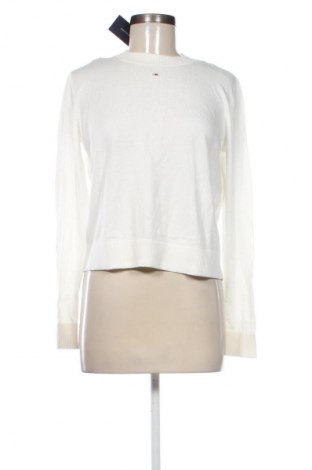 Damenpullover Tommy Jeans, Größe S, Farbe Weiß, Preis € 132,99