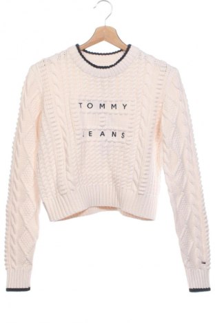 Дамски пуловер Tommy Jeans, Размер XS, Цвят Бял, Цена 144,99 лв.