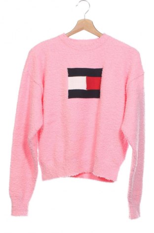 Дамски пуловер Tommy Jeans, Размер XS, Цвят Розов, Цена 102,99 лв.