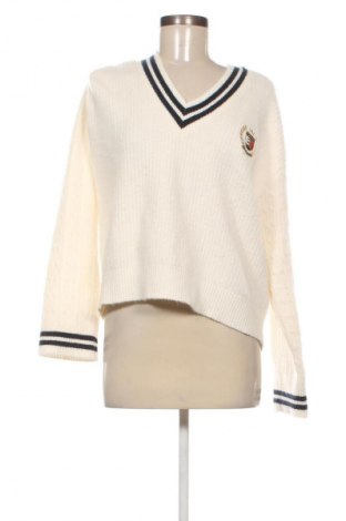 Pulover de femei Tommy Jeans, Mărime M, Culoare Ecru, Preț 459,99 Lei