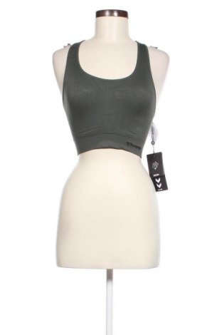 Damen Sporttop Hummel, Größe S, Farbe Grün, Preis 31,99 €