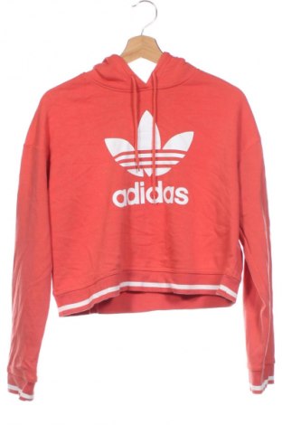 Дамски суичър Adidas, Размер XS, Цвят Оранжев, Цена 48,99 лв.