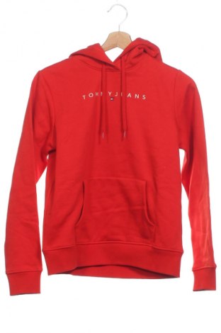 Γυναικείο φούτερ Tommy Jeans, Μέγεθος XS, Χρώμα Κόκκινο, Τιμή 37,99 €