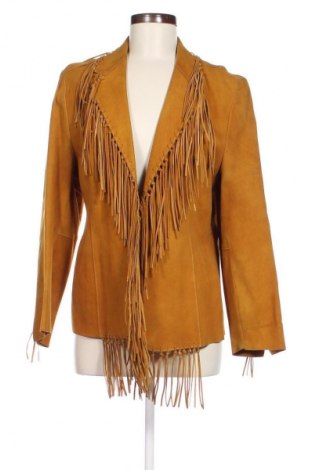 Damen Lederjacke Unbranded, Größe XL, Farbe Gelb, Preis 49,53 €
