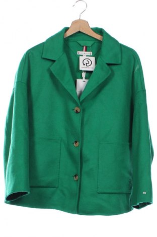 Дамско палто Tommy Hilfiger, Размер M, Цвят Зелен, Цена 584,99 лв.