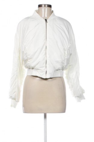 Γυναικείο μπουφάν Bershka, Μέγεθος M, Χρώμα Λευκό, Τιμή 29,99 €