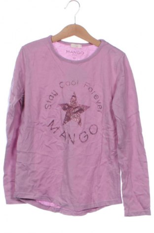 Dětská halenka  Mango, Velikost 9-10y/ 140-146 cm, Barva Fialová, Cena  99,00 Kč
