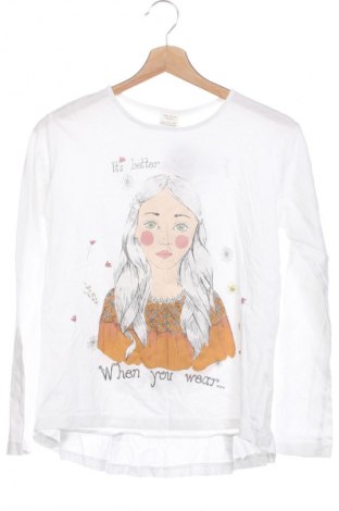 Bluză pentru copii Zara, Mărime 12-13y/ 158-164 cm, Culoare Alb, Preț 23,99 Lei