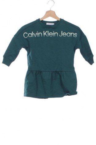 Παιδικό φόρεμα Calvin Klein Jeans, Μέγεθος 2-3y/ 98-104 εκ., Χρώμα Πράσινο, Τιμή 41,99 €