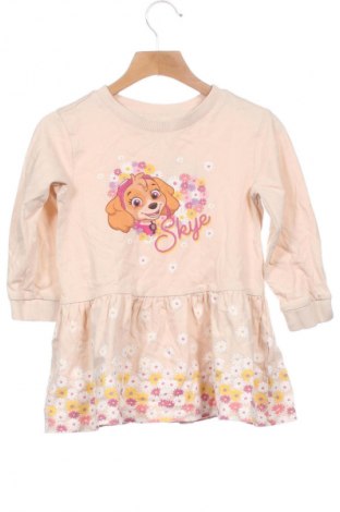 Kinderkleid Nickelodeon, Größe 18-24m/ 86-98 cm, Farbe Beige, Preis € 3,99