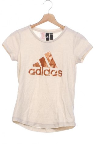 Tricou pentru copii Adidas, Mărime 11-12y/ 152-158 cm, Culoare Bej, Preț 41,99 Lei