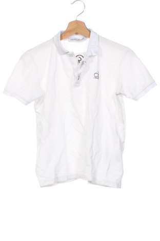 Tricou pentru copii Calvin Klein Jeans, Mărime 11-12y/ 152-158 cm, Culoare Alb, Preț 33,99 Lei