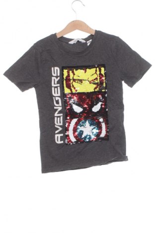 Kinder T-Shirt H&M, Größe 6-7y/ 122-128 cm, Farbe Grau, Preis € 6,99