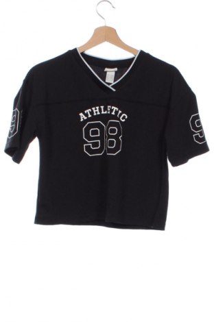 Dziecięcy T-shirt H&M, Rozmiar 10-11y/ 146-152 cm, Kolor Czarny, Cena 14,99 zł