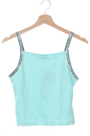 Maiou pentru copii Calvin Klein Jeans, Mărime 14-15y/ 168-170 cm, Culoare Albastru, Preț 159,99 Lei