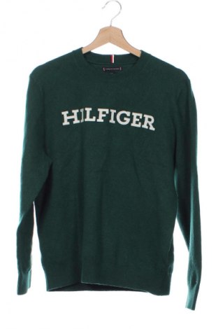 Dziecięcy sweter Tommy Hilfiger, Rozmiar 15-18y/ 170-176 cm, Kolor Zielony, Cena 331,99 zł