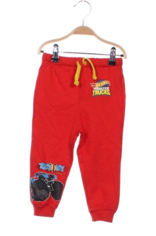 Dziecięce spodnie sportowe Hot Wheels, Rozmiar 12-18m/ 80-86 cm, Kolor Czerwony, Cena 55,15 zł