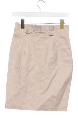 Lederrock Unbranded, Größe XS, Farbe Beige, Preis € 3,99