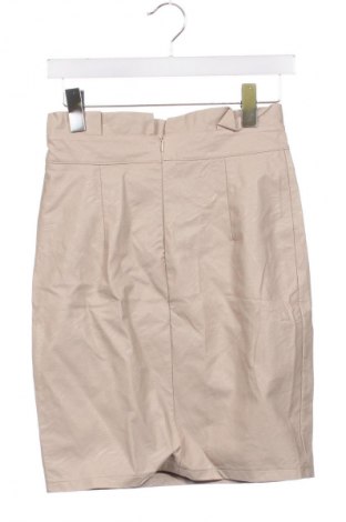 Lederrock Unbranded, Größe XS, Farbe Beige, Preis € 3,99
