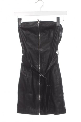 Rochie de piele Bershka, Mărime XS, Culoare Negru, Preț 52,99 Lei