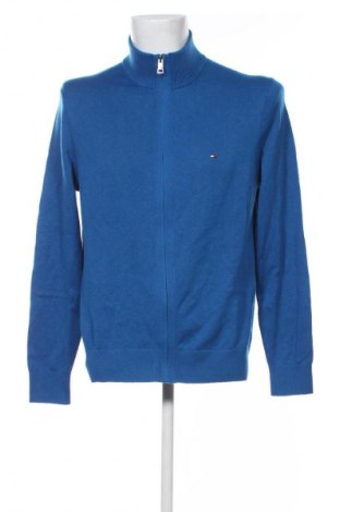 Męski kardigan Tommy Hilfiger, Rozmiar L, Kolor Niebieski, Cena 719,99 zł