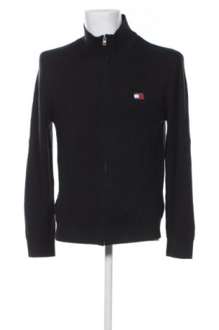 Herren Strickjacke Tommy Jeans, Größe M, Farbe Schwarz, Preis € 97,99