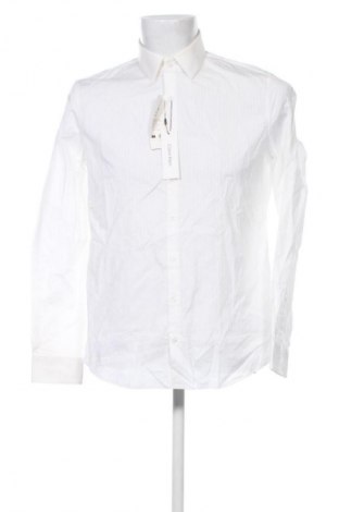 Cămașă de bărbați Calvin Klein, Mărime L, Culoare Alb, Preț 539,99 Lei
