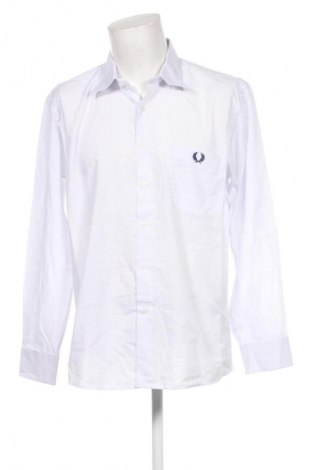 Ανδρικό πουκάμισο Fred Perry, Μέγεθος XL, Χρώμα Λευκό, Τιμή 35,99 €