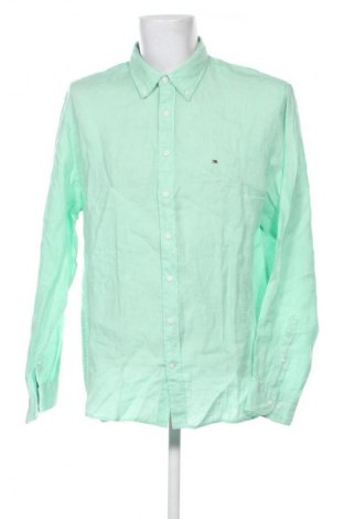 Herrenhemd Tommy Hilfiger, Größe XXL, Farbe Grün, Preis 127,99 €