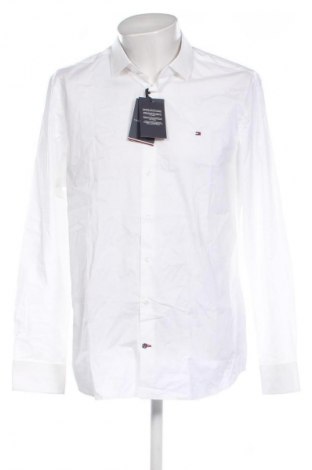 Męska koszula Tommy Hilfiger, Rozmiar XL, Kolor Biały, Cena 599,99 zł