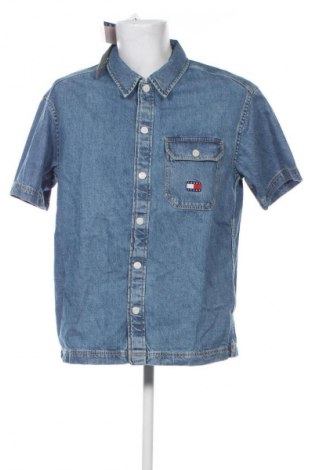 Ανδρικό πουκάμισο Tommy Jeans, Μέγεθος L, Χρώμα Μπλέ, Τιμή 84,99 €