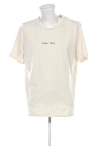 Мъжка тениска Calvin Klein, Размер XL, Цвят Бежов, Цена 82,99 лв.
