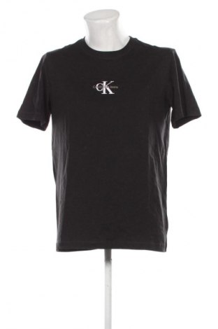 Herren T-Shirt Calvin Klein Jeans, Größe M, Farbe Schwarz, Preis 39,99 €