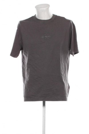 Męski T-shirt Calvin Klein Jeans, Rozmiar M, Kolor Szary, Cena 137,99 zł