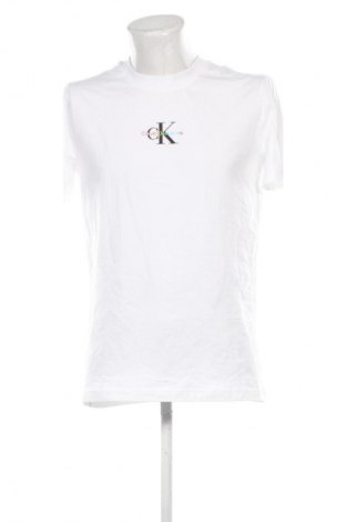 Tricou de bărbați Calvin Klein Jeans, Mărime XL, Culoare Alb, Preț 166,99 Lei