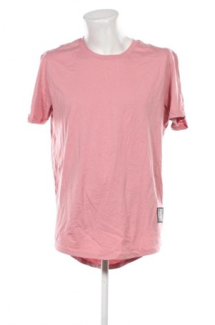Мъжка тениска Calvin Klein Jeans, Размер XL, Цвят Розов, Цена 58,99 лв.