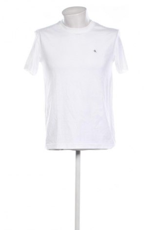 Tricou de bărbați Calvin Klein Jeans, Mărime S, Culoare Alb, Preț 187,99 Lei